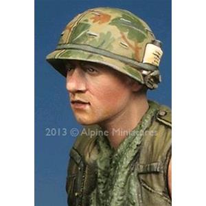 Alpine Miniatures: 1/35; carrista americano #2 Guerra del Vietnam