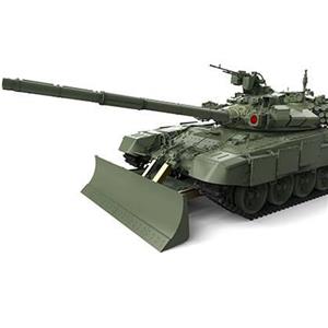 MENG MODEL: Russian Main Battle Tank T-90 w/TBS-86 Tank Dozer