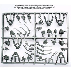Perry Miniatures: 28mm; Napoleonic British Light Dragoons 1808-15 (14 mounted  miniatures)