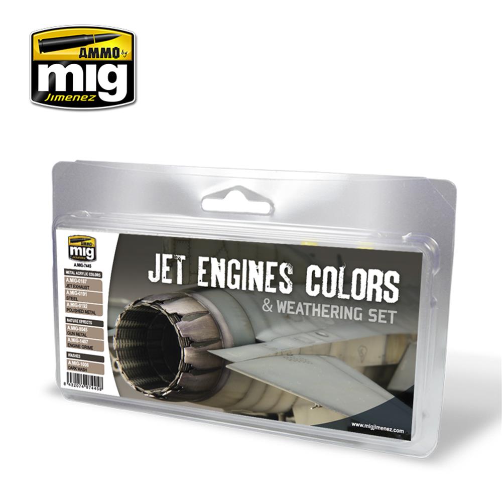 AMMO OF MIG: JET ENGINES COLORS AND WEATHERING SET