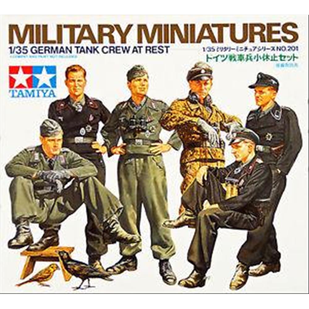 TAMIYA: 1:35 German Tank Crew at Rest