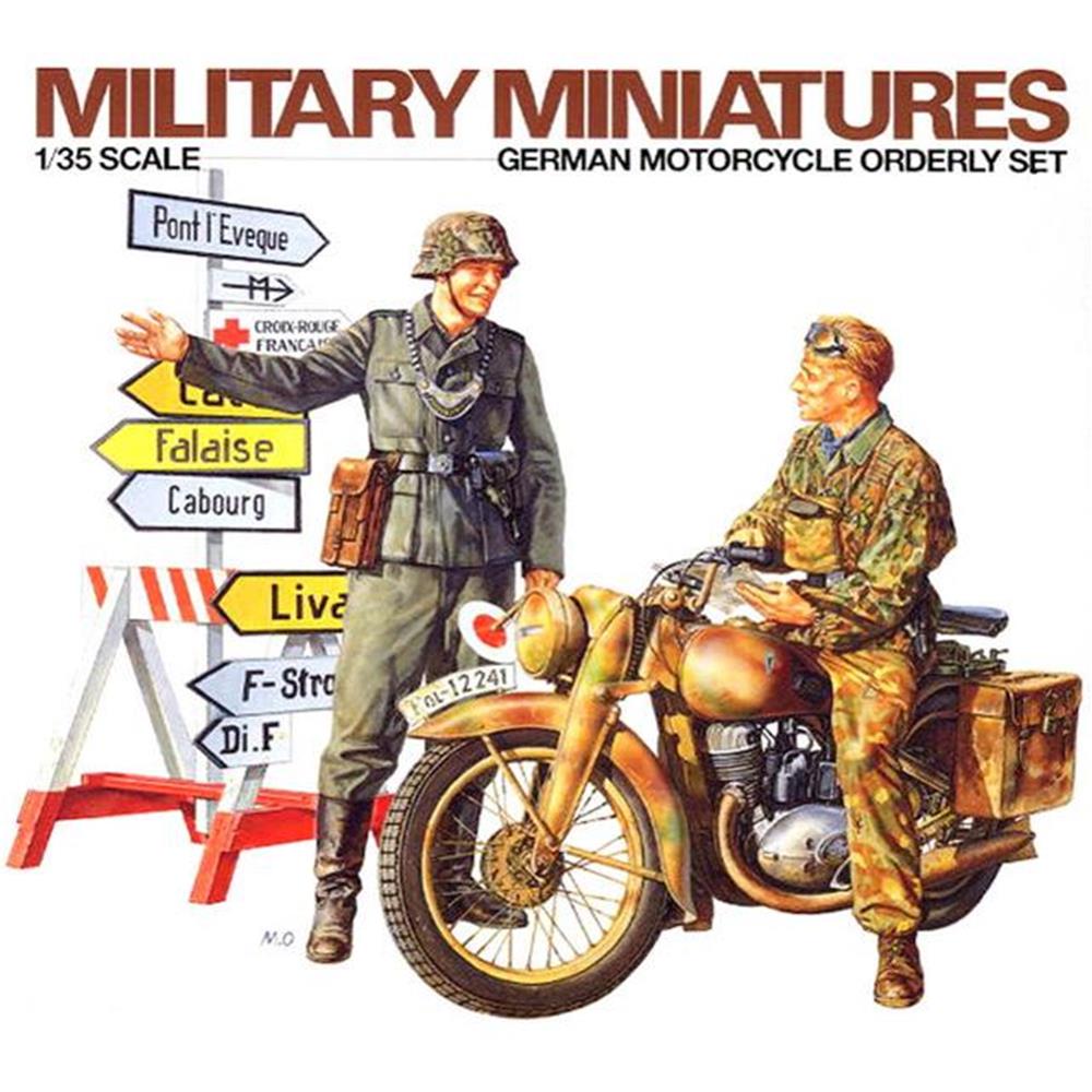 TAMIYA: 1:35 German Motorcycle Orderly Set