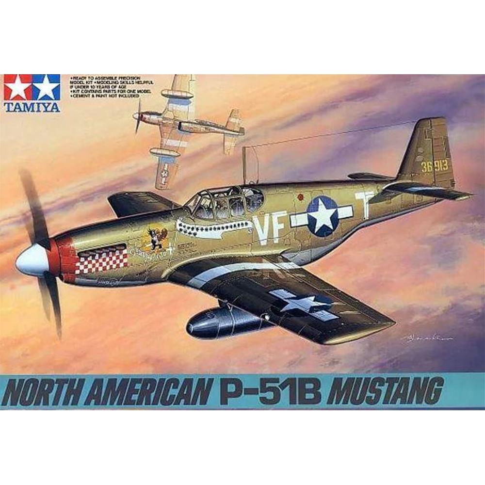 TAMIYA: 1:48 North American P-51B Mustang
