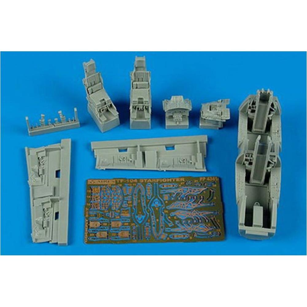 Aires: 1:48 TF-104 Starfighter Cockpit Set für Hasegawa-Bausat