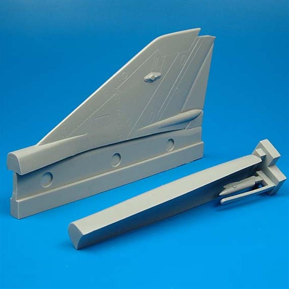 Quickboost: 1:48 MiG-21 MF vertical tail area für Academy Bausatz