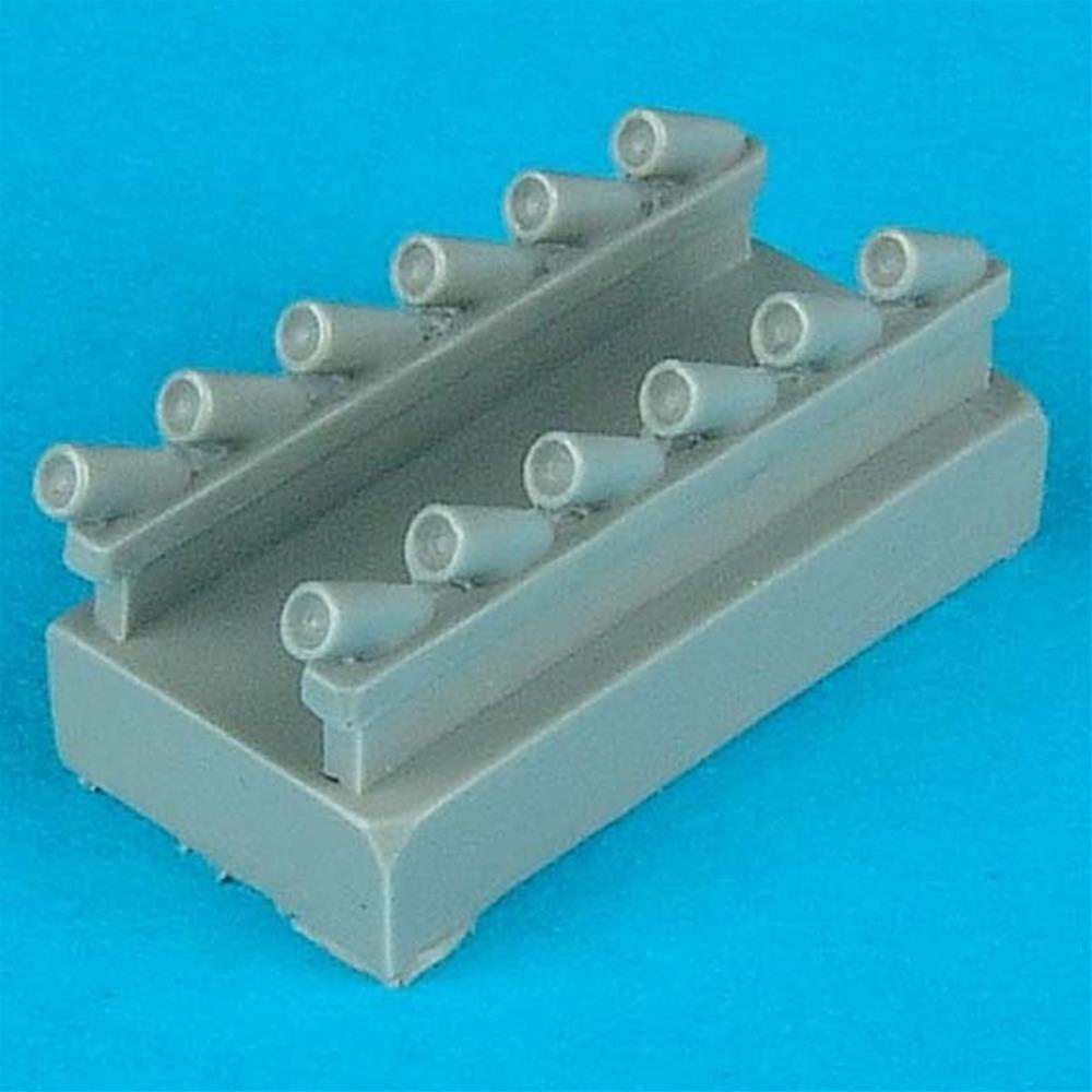 Quickboost: 1:48 Spitfire F Mk. 22/24 exhaust für Eduard und Airfix