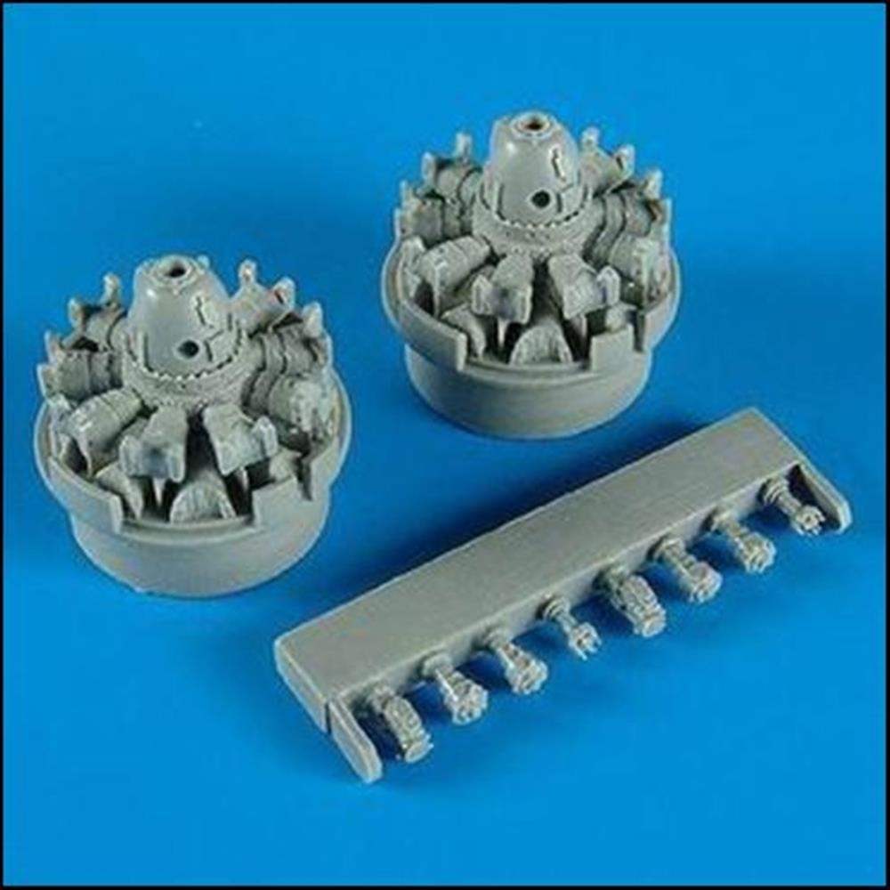 Quickboost: 1:72 P-61A Black Widow engines für Dragon Bausatz