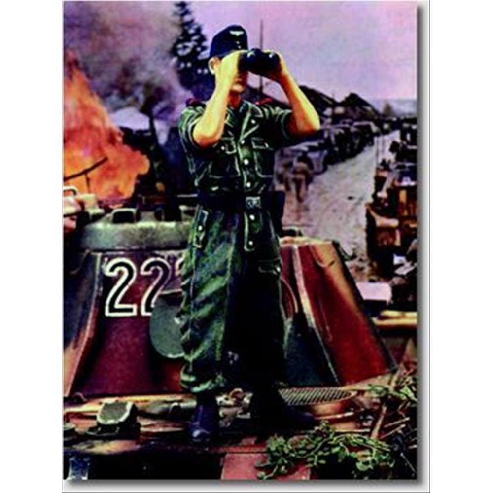 Royal Model: 1/35; carrista Waffen SS con binocolo - WWII