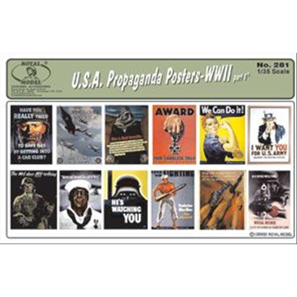 Royal Model: 1/35; U.S.A.Propaganda Posters-WWII (part 1°)