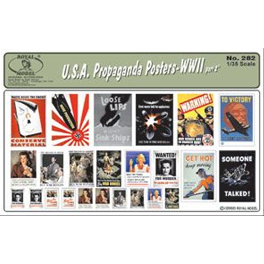 Royal Model: 1/35; U.S.A.Propaganda Posters-WWII (part 2°)