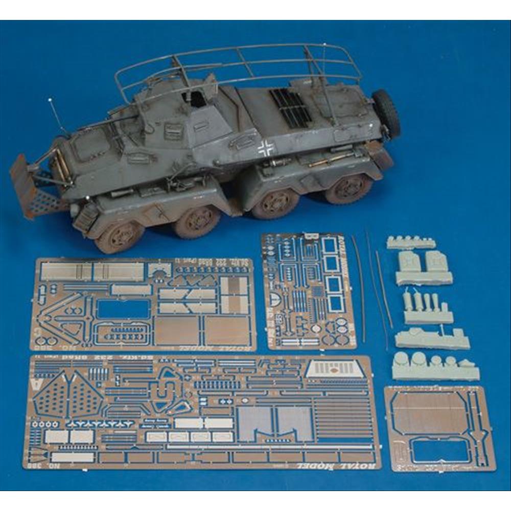 ROYAL: 1:35 Sd.Kfz.232 Set #1 (für Tamiya)