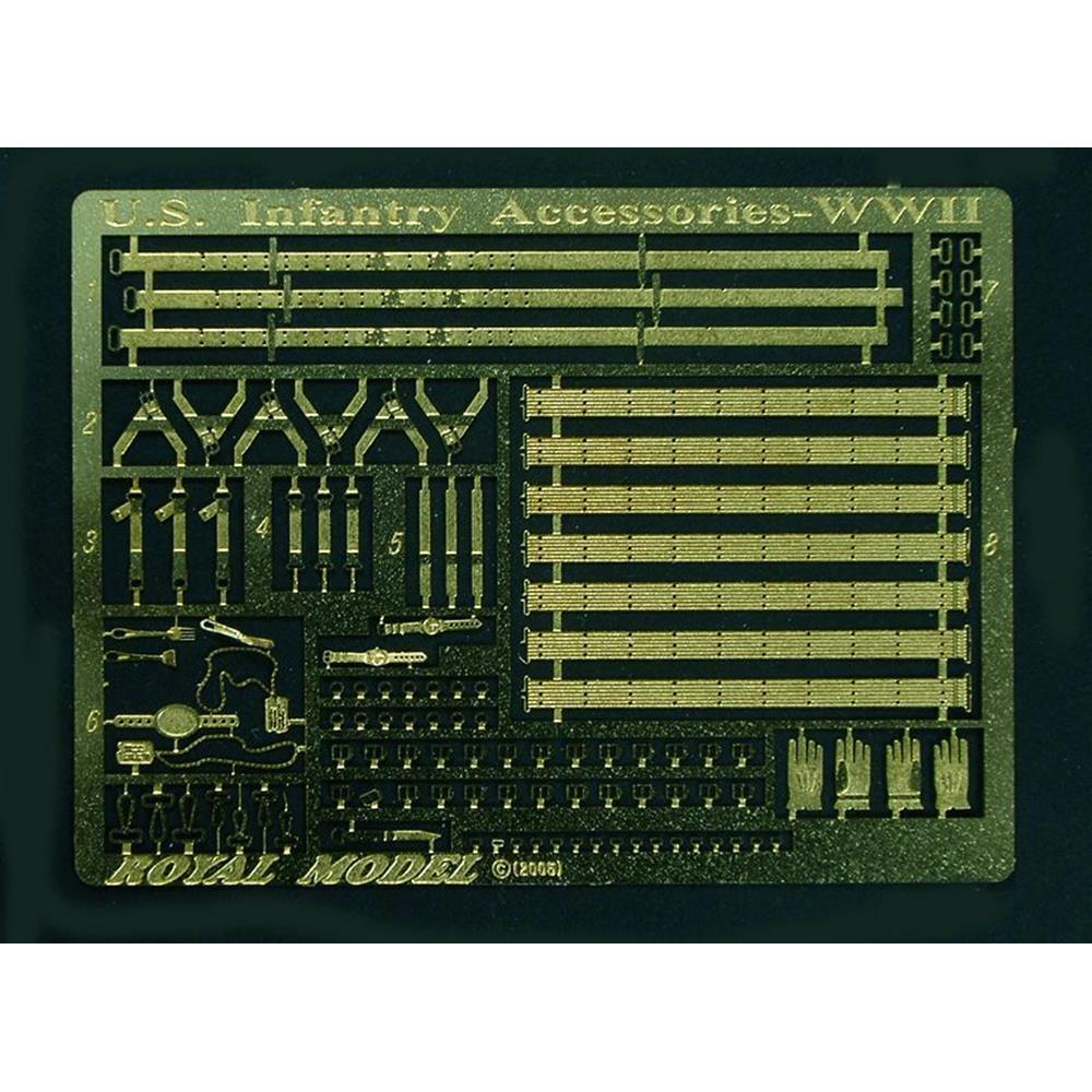 Royal Model: 1/35; accessori fanteria americana WW II