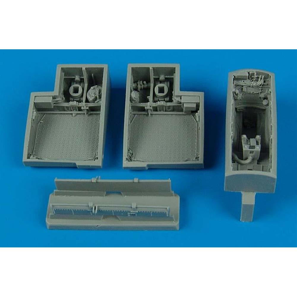 Aires: 1:48 J35 Draken wheel bays für Hasegawa Bausatz