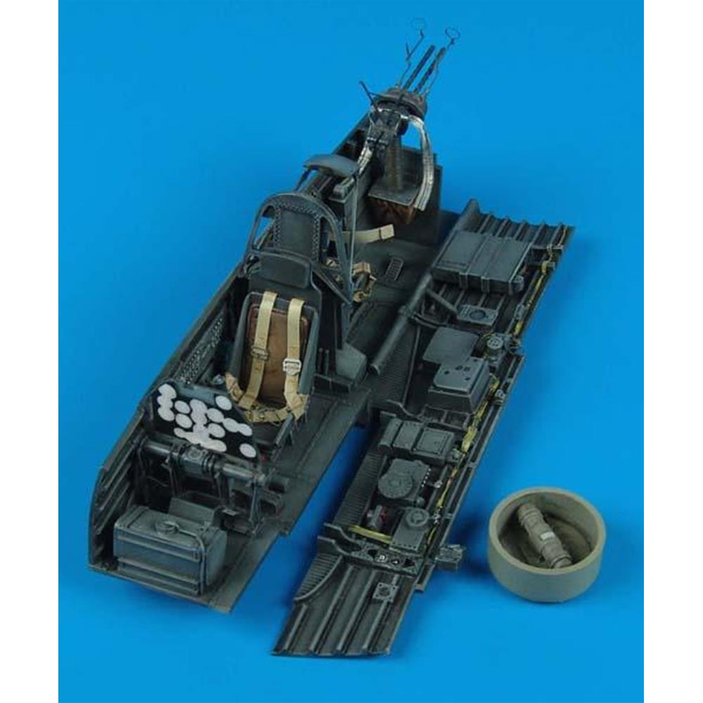 Aires: 1:32 Ju 87D/G Stuka cockpit set für Hasegawa Bausatz