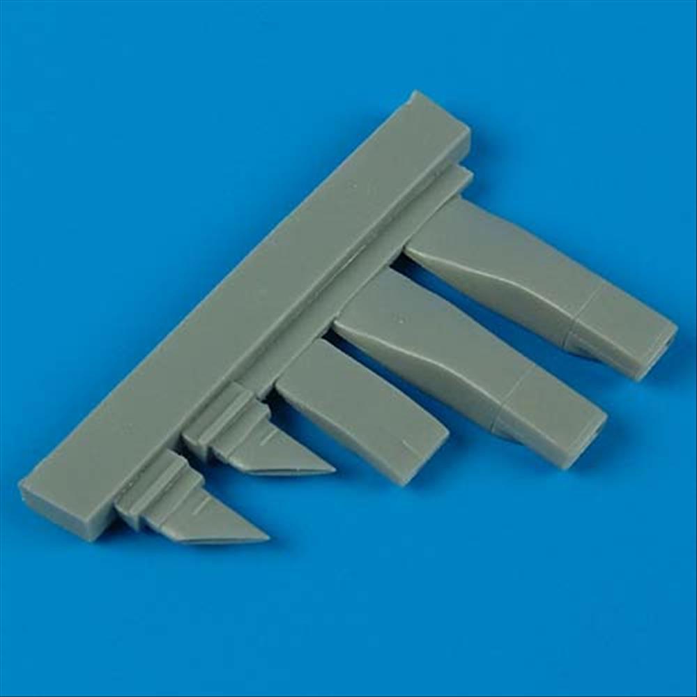 Quickboost: 1:48 F-101 Voodoo air scoops Für Revell Bausatz