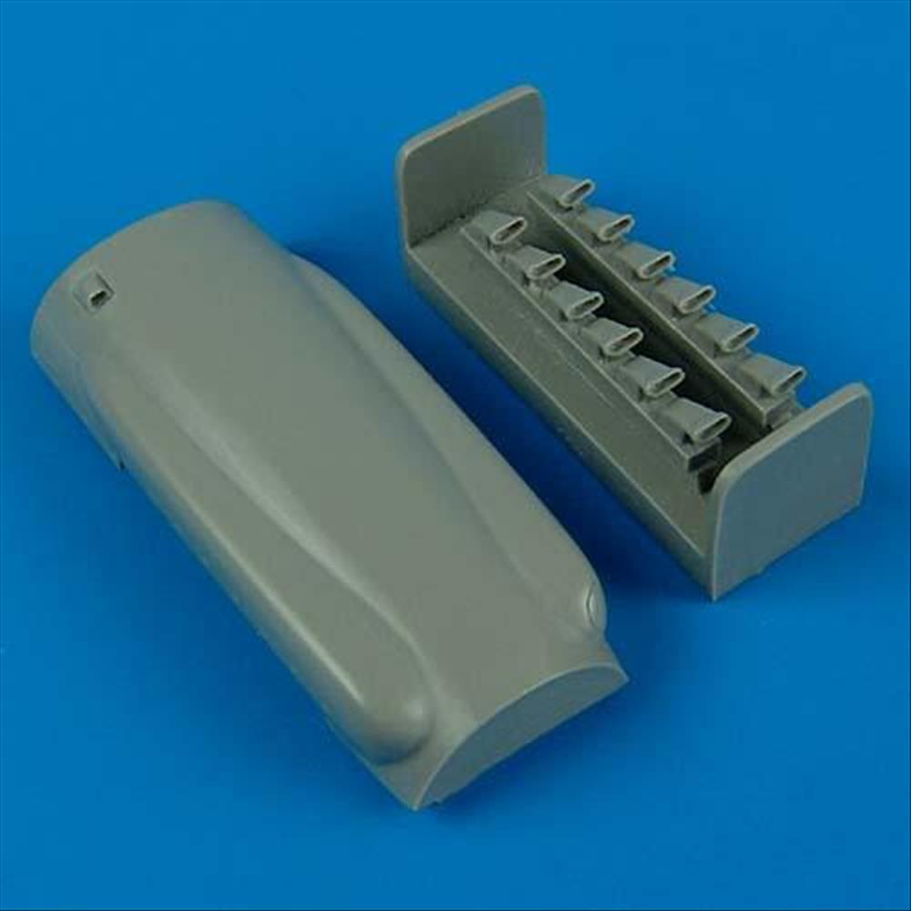Quickboost: 1:48 Seafire FR.46/47 cowling and exhaust Für Airfix Ba
