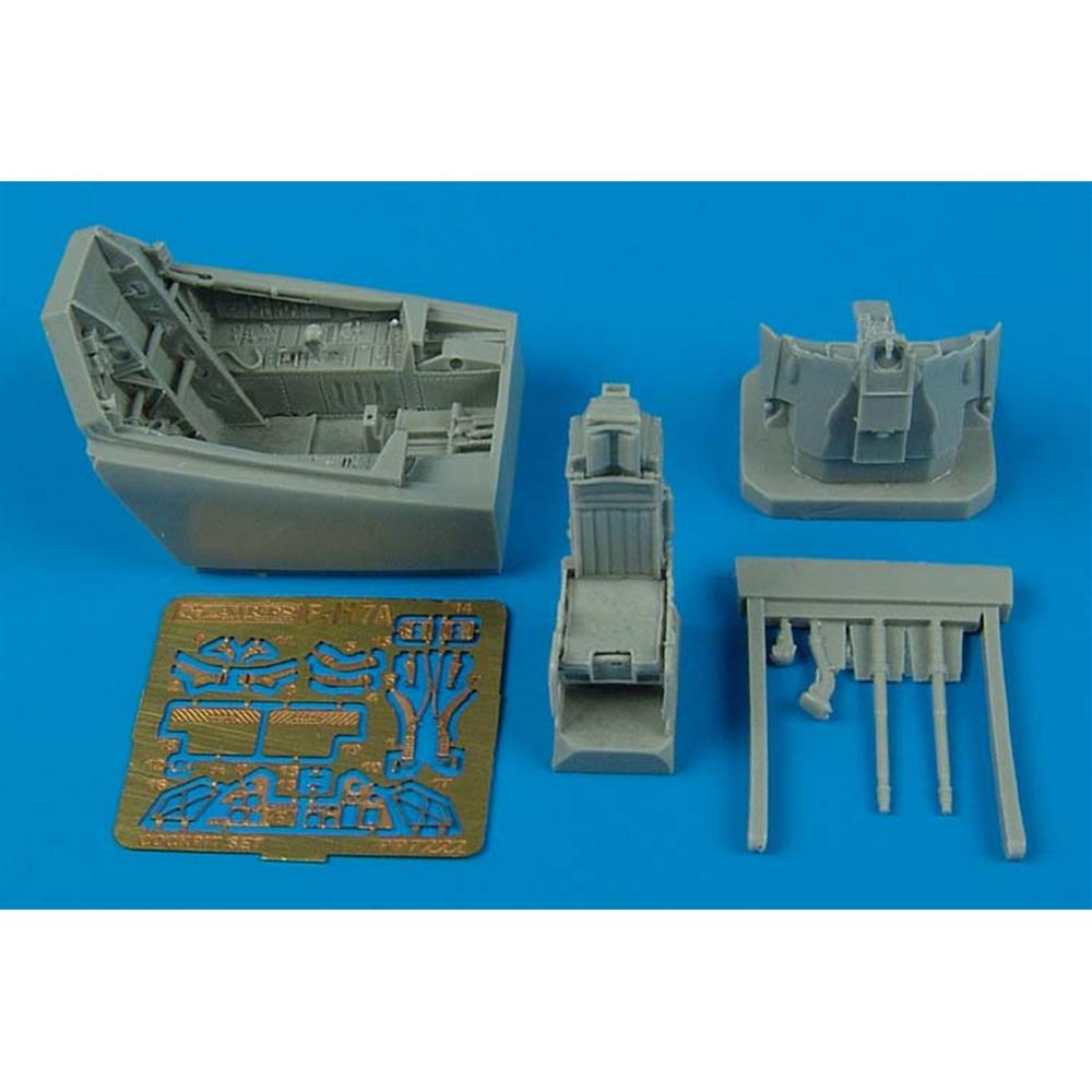 Aires: 1:72 F-117A Nighthawk cockpit set für Hasegawa Bausatz