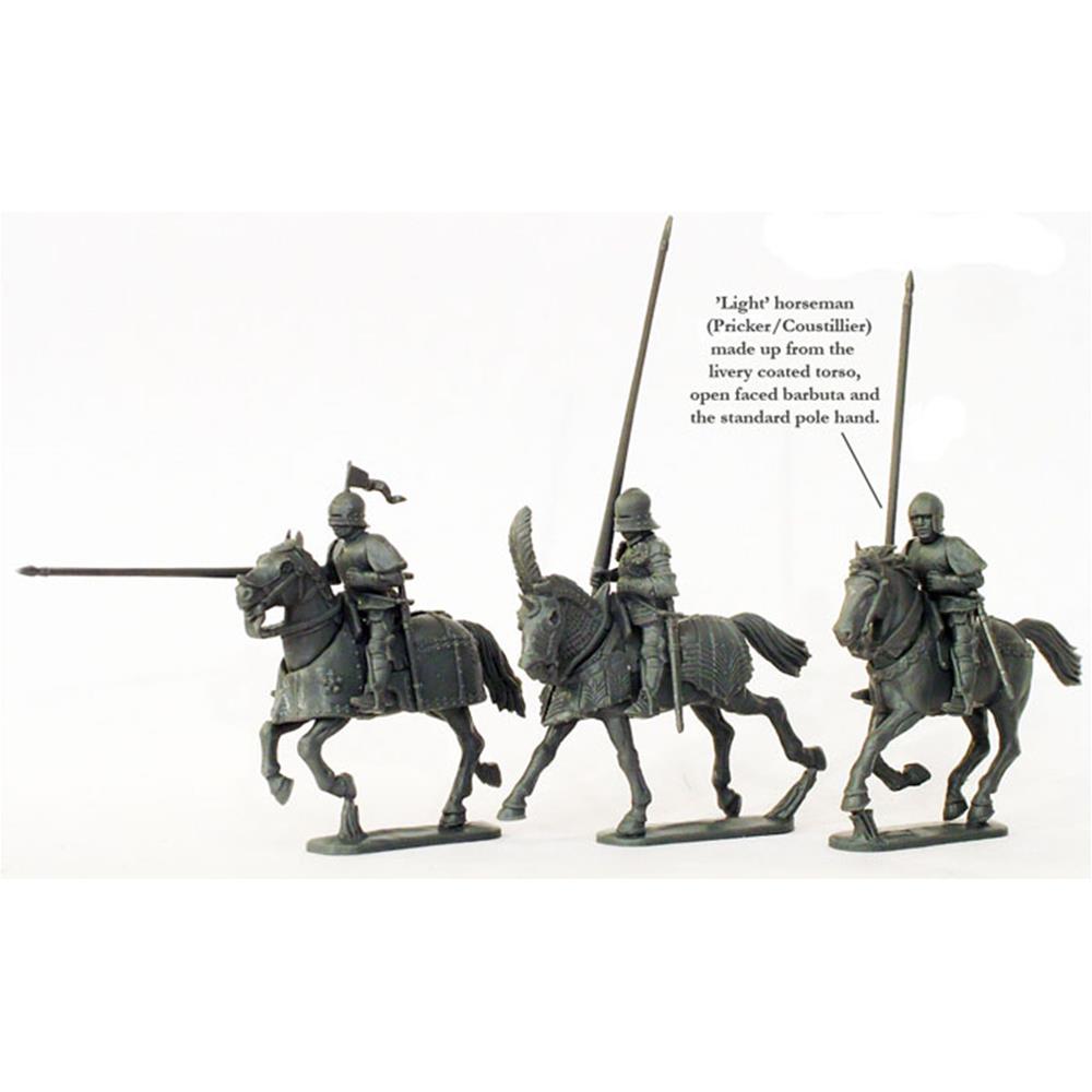 Perry Miniatures: 28mm; Mounted Men at Arms 1450-1500