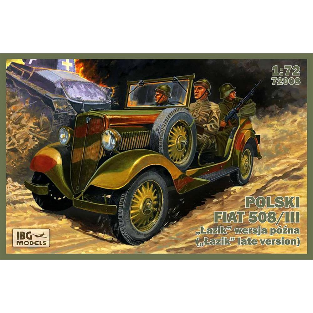IBG MODELS: Polski Fiat 508/III "Lazik" wersja pózna ("Lazik" LATE version).