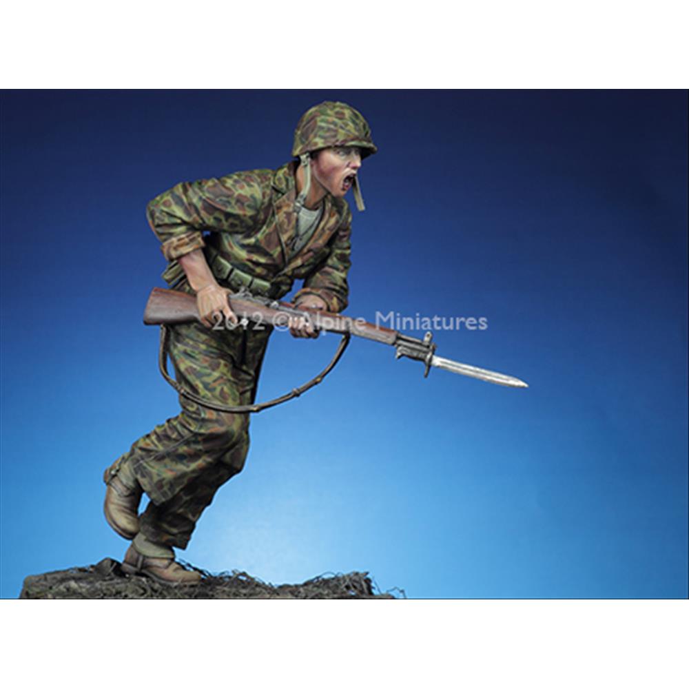 Alpine Miniatures: 1/16; "The Charge" USMC 1943/44