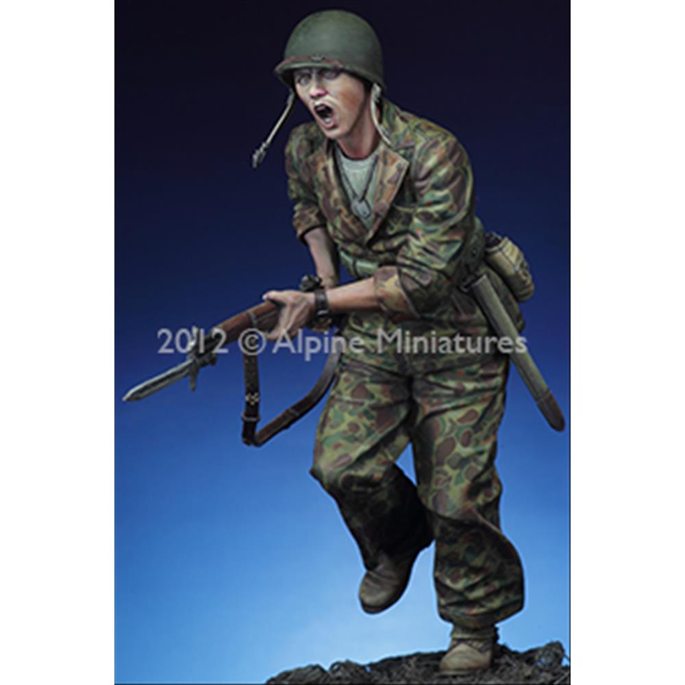 Alpine Miniatures: 1/16; "The Charge" USMC 1943/44