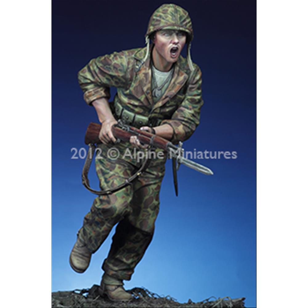 Alpine Miniatures: 1/16; "The Charge" USMC 1943/44