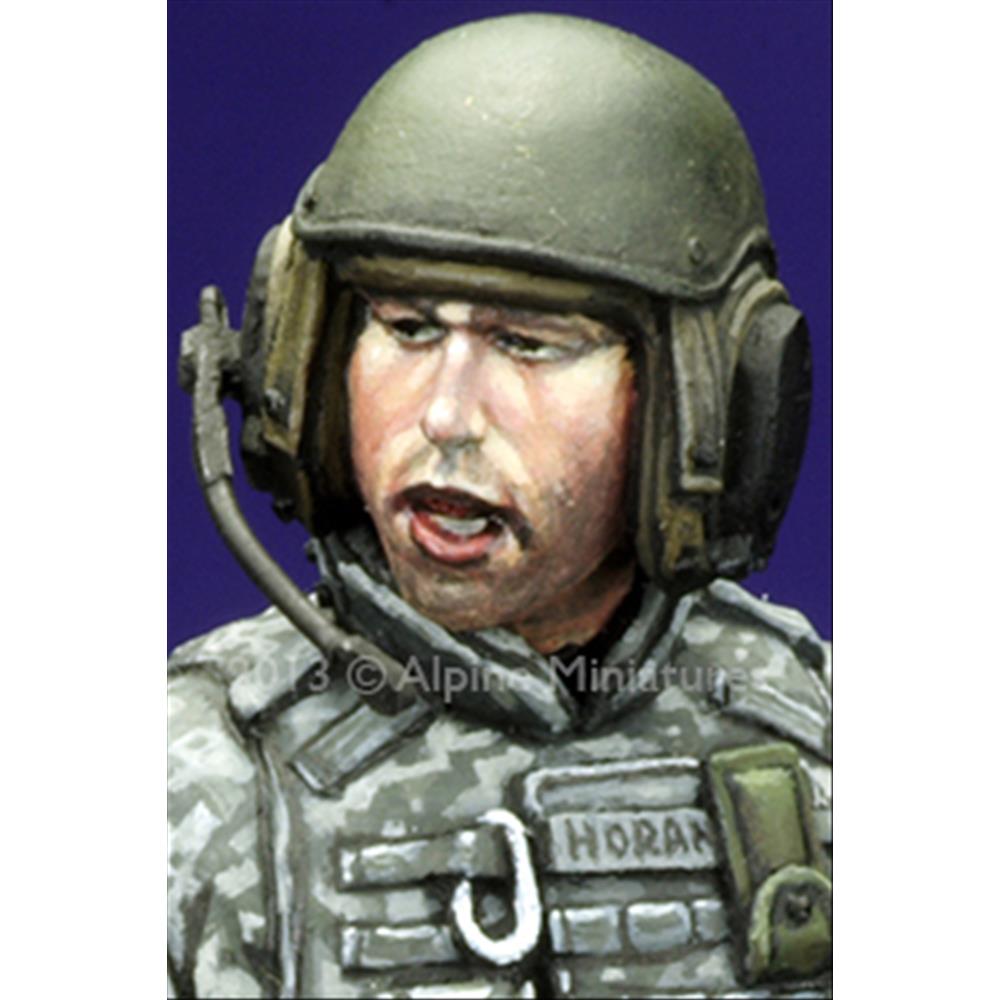 Alpine Miniatures: 1/35; set di teste per carristi americani moderni