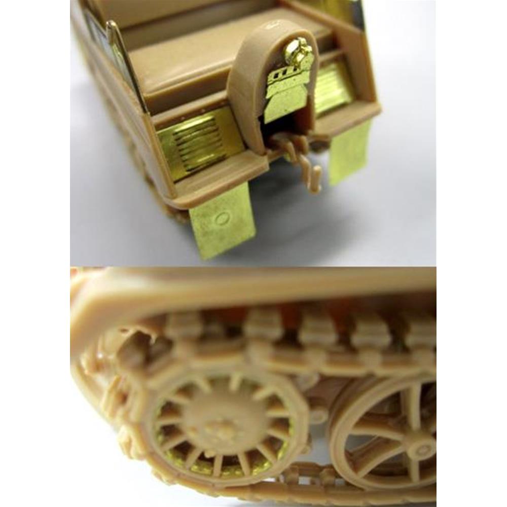 Zoukei-mura: Set di fotoincisioni realizzato da ABER per Kettenkrad