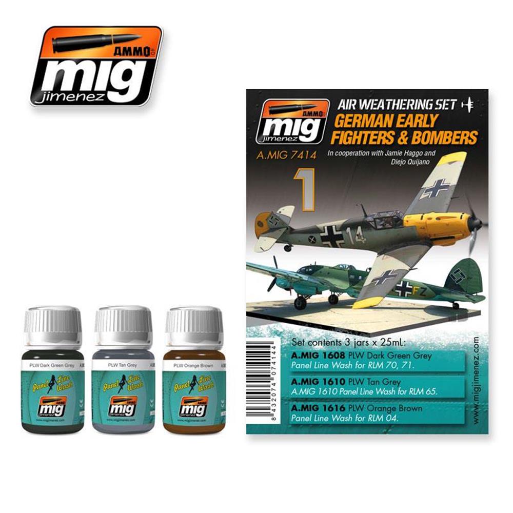 AMMO OF MIG: set invecchiamento aerei caccia e bombardieri Luftwaffe Early