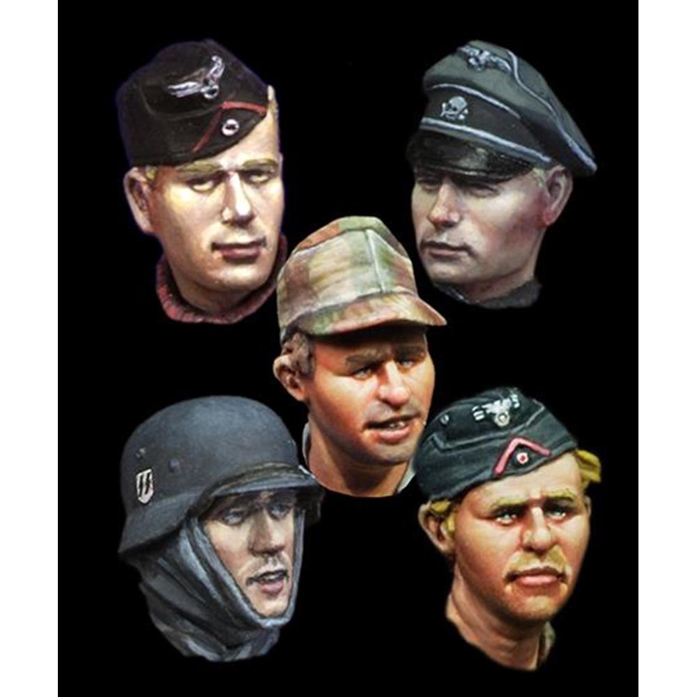 Alpine Miniatures: 1/35; WW2 German Head Set #1