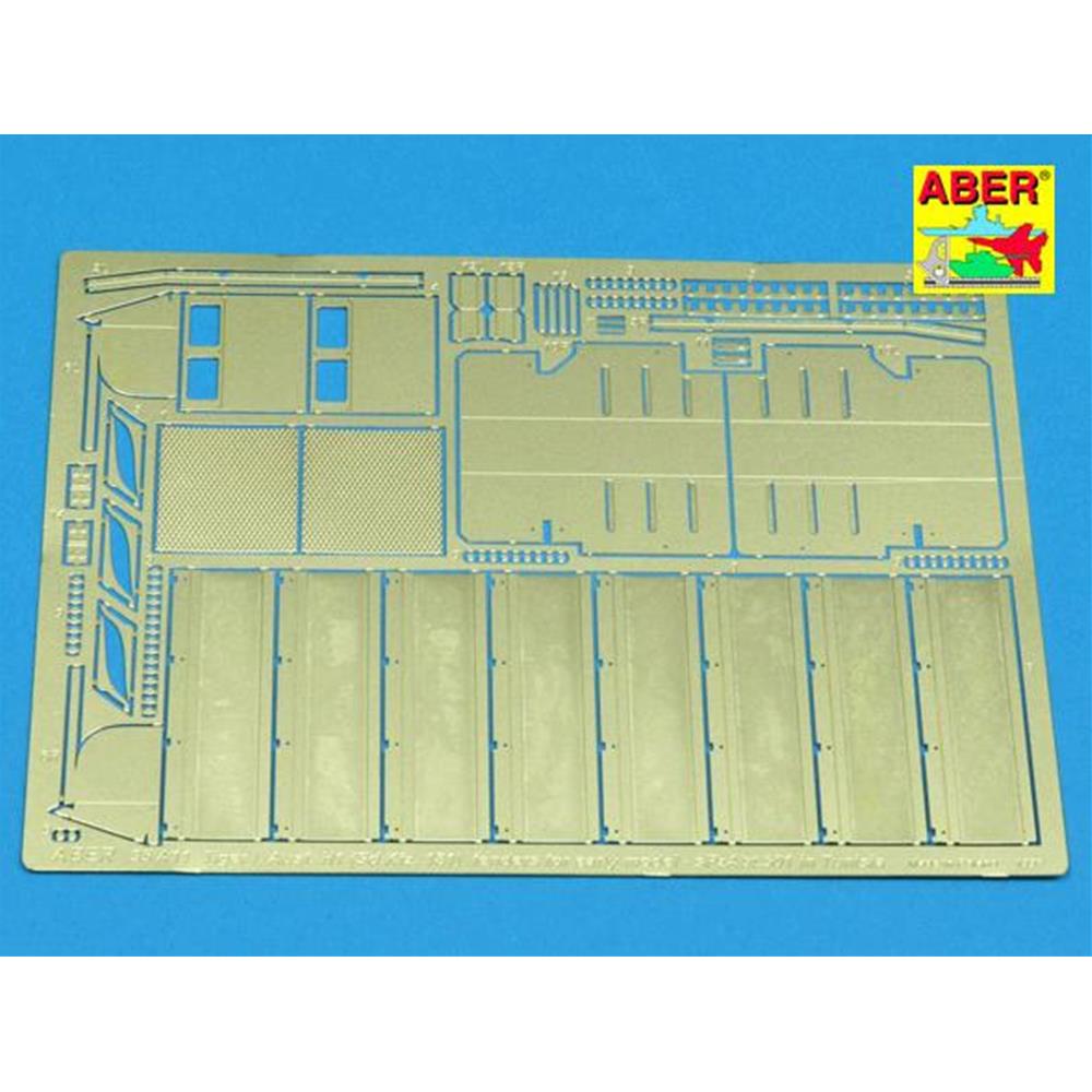 ABER: 1:35 Side fenders for Tiger I H1 (Afrika Korps)