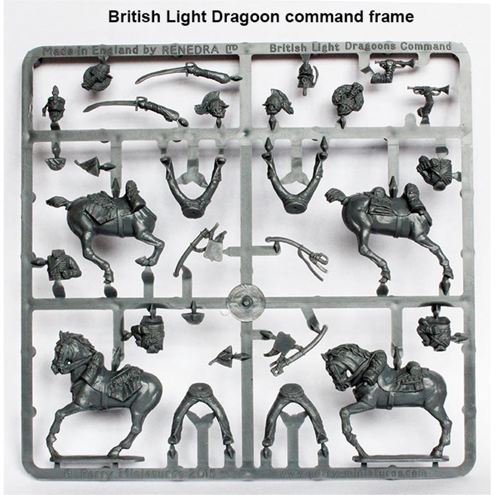 Perry Miniatures: 28mm; Napoleonic British Light Dragoons 1808-15 (14 mounted  miniatures)