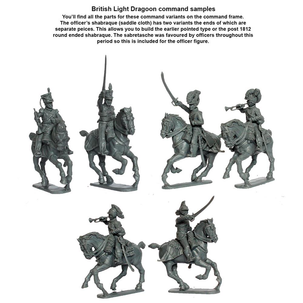 Perry Miniatures: 28mm; Napoleonic British Light Dragoons 1808-15 (14 mounted  miniatures)