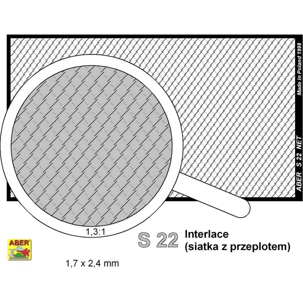 ABER: 1:35 Net with interlaced mesh 1,7 x 2,4 mm