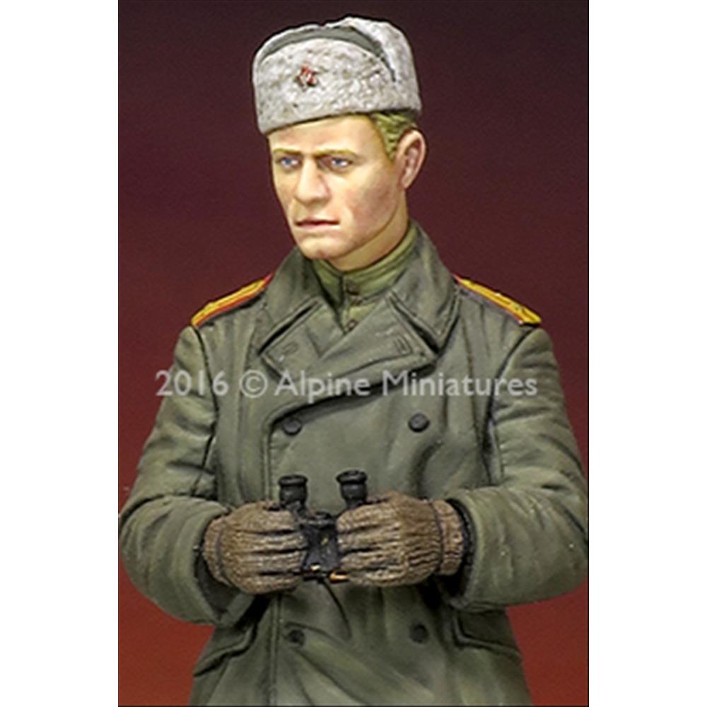 Alpine Miniatures: 1/35; WW2 Russian Tank Commander