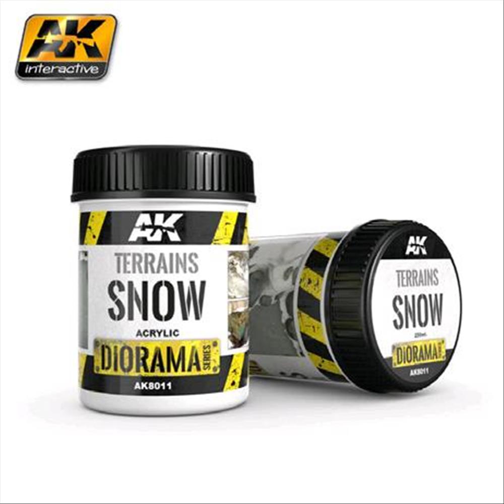 AK INTERACTIVE: TERRAINS SNOW - 250ml (Acrylic)