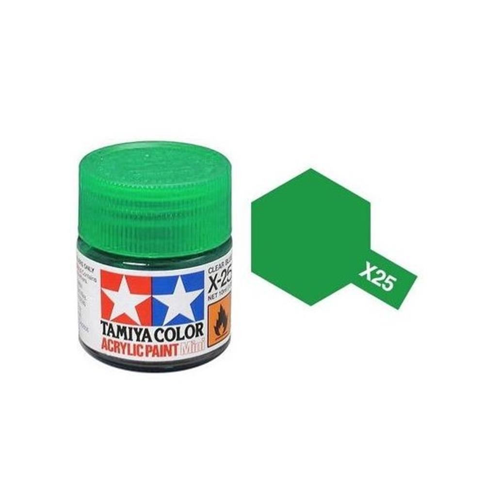 TAMIYA: colore 10ml X-25 Clear Green
