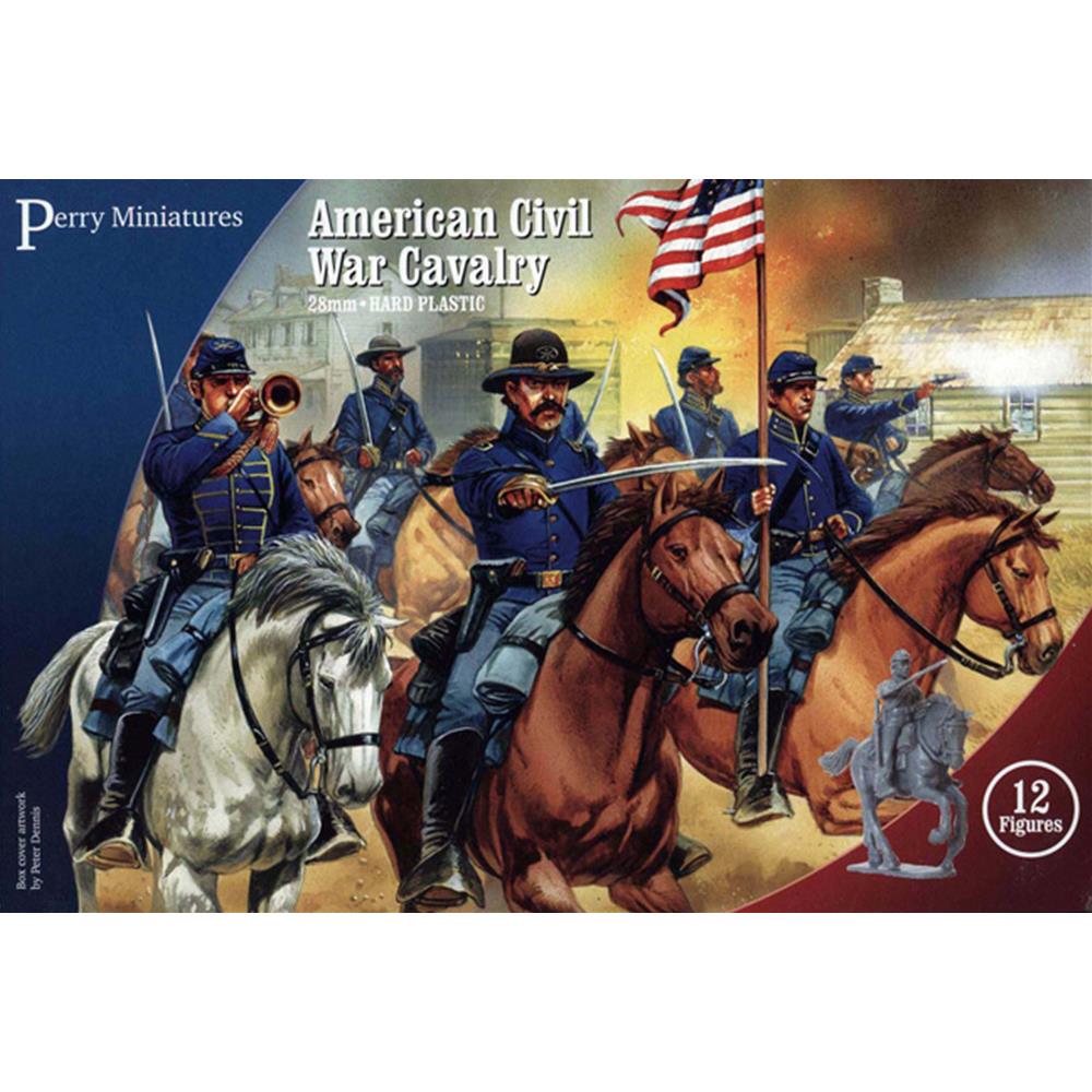 Perry Miniatures: 28mm; American Civil War Cavalry ( box of 12 figures)