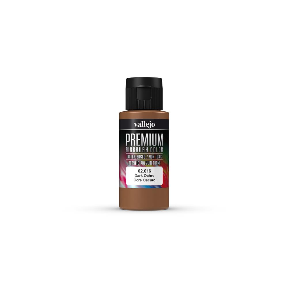 Vallejo Premium Color Opaque Dark Ochre 60 ml
