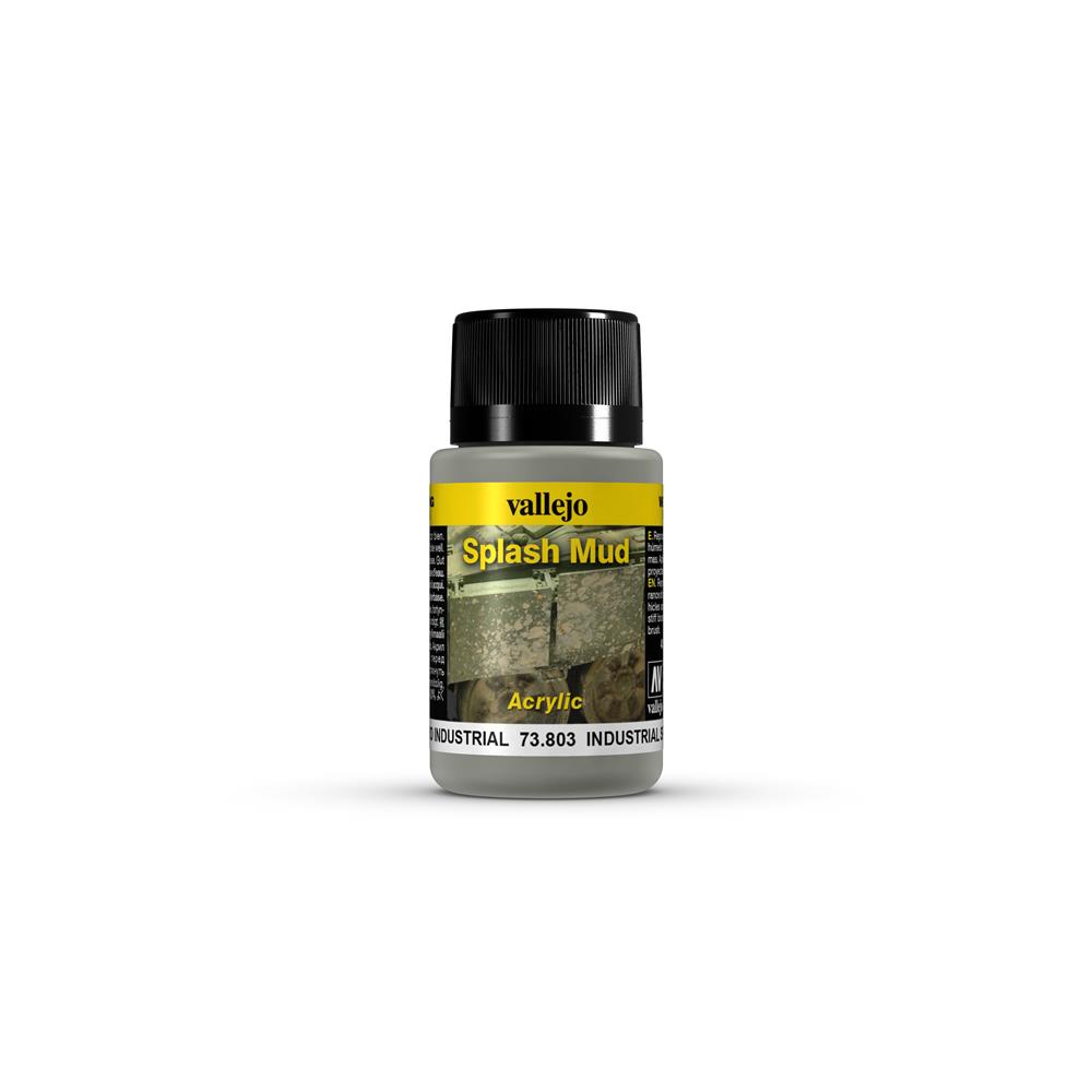 Vallejo Weathering Effects Splash Mud Industrial Spalsh Mud 40 ml