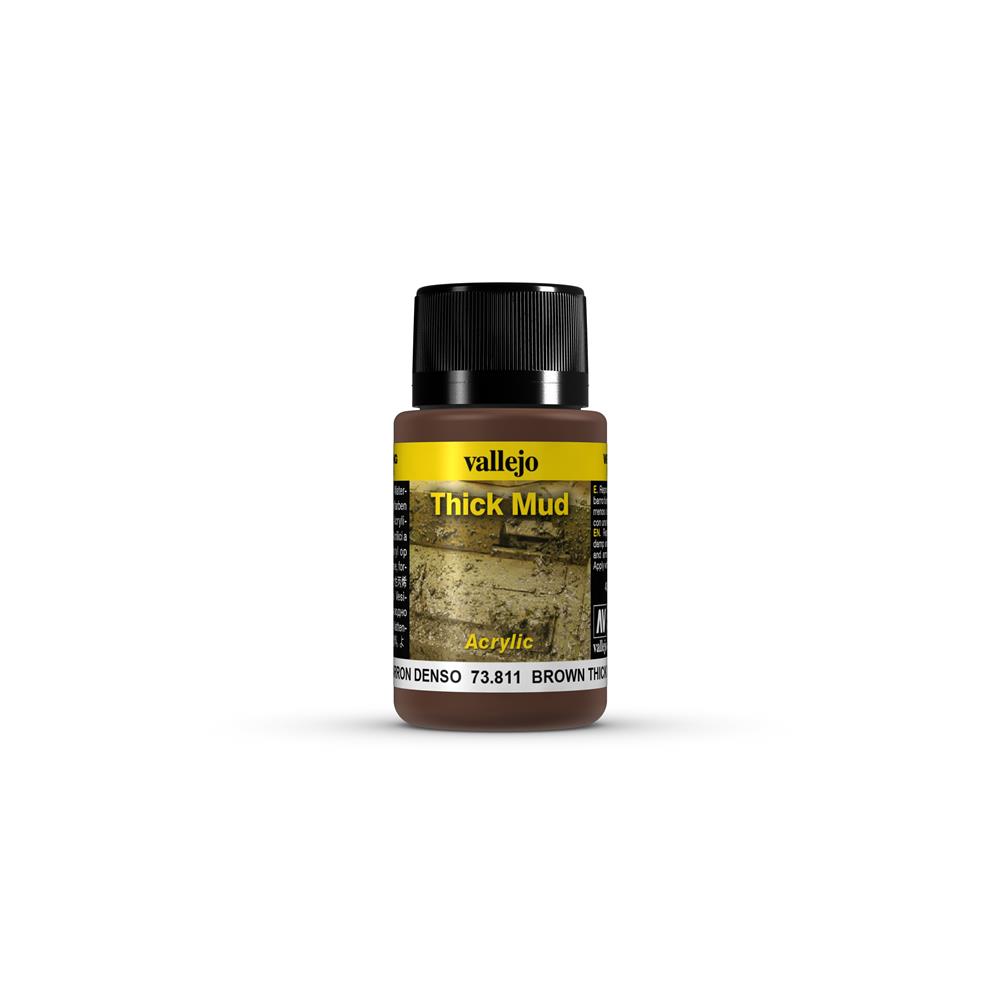 Vallejo Weathering Effects Thick Mud Brown Thick Mud 40 ml