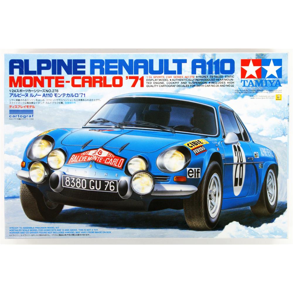 TAMIYA: 1/24; ALPINE RENAULT A110 1971