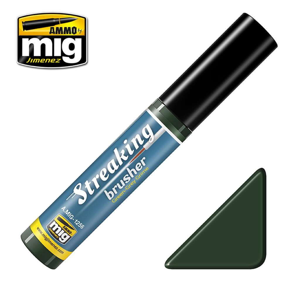 AMMO OF MIG: STREAKINGBRUSHERS Green-grey grime (con pennello applicatore nel tappo)