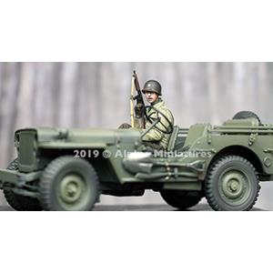 Alpine Miniatures: 1/35; Fante US per US Jeep WWII