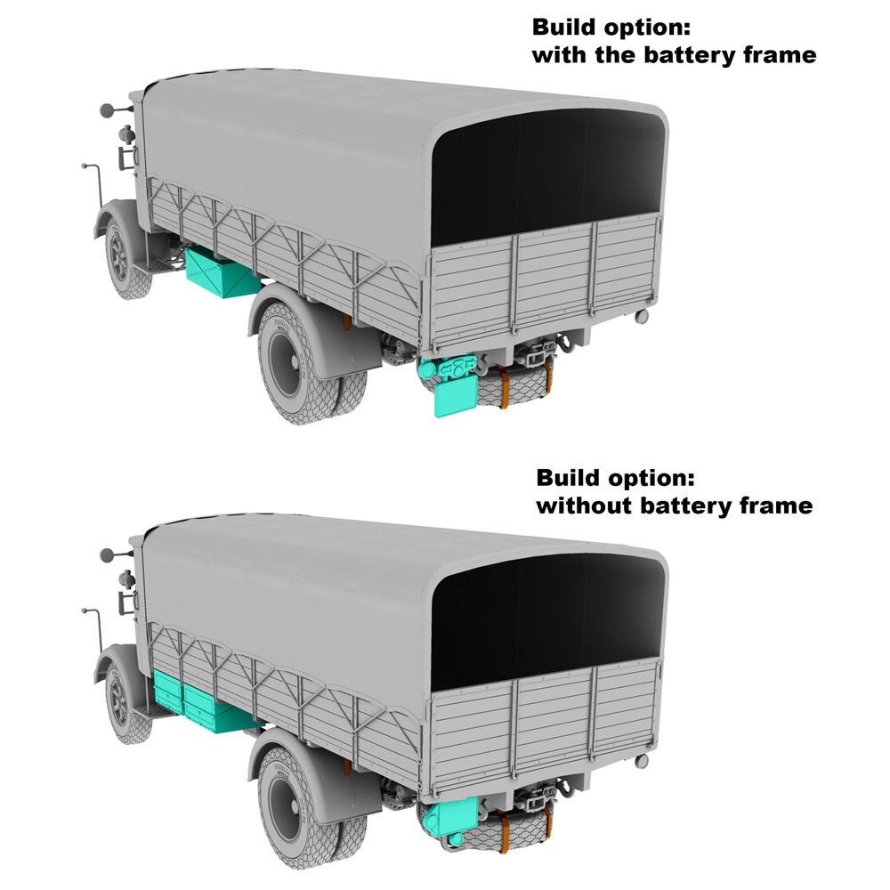IBG MODELS: 1/35; 3Ro Italian Truck Cargo version