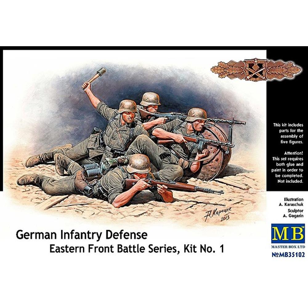 MASTER BOX: 1/35 German Infantry Defense 'Eastern Front' No.1