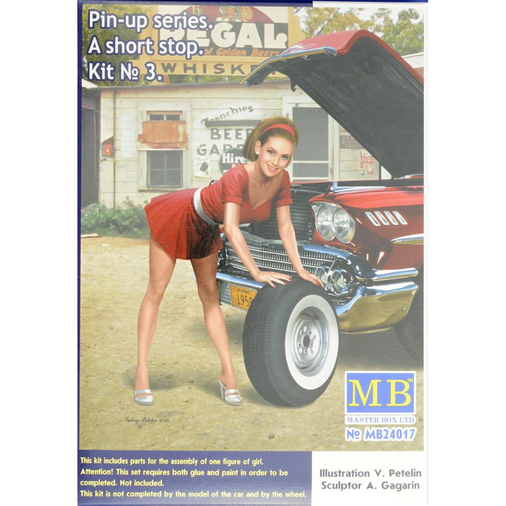 MASTER BOX: 1/24 Pin-up series - 'A short stop', Kit No.3