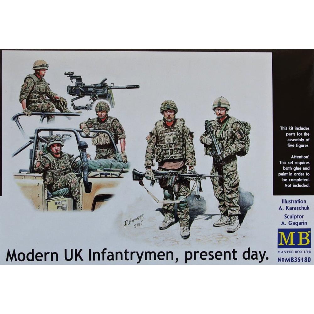 MASTER BOX: 1/35 Modern UK Infantrymen, present day (5 fig.)