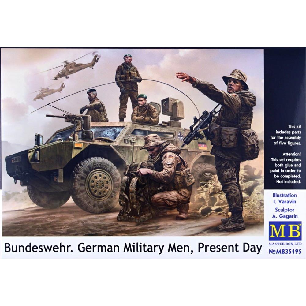 MASTER BOX: 1/35 Bundeswehr Military Men, Present Day (5 fig.)