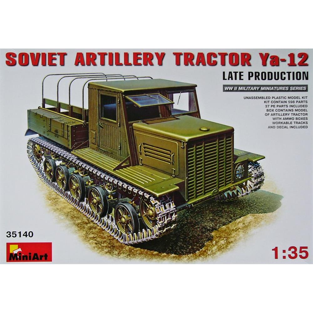 MINIART: 1/35 Ya-12 Soviet Artillery Tractor late production